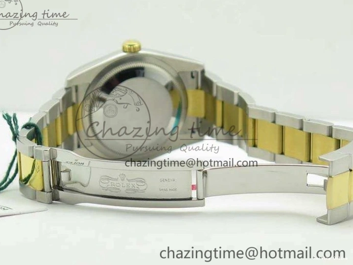 0404 Reliable Datejust 116234 36mm DJF 1:1 Best Edition Black Com Diam Dial On SS YG Oyster Bracelet SA3135 V 3487